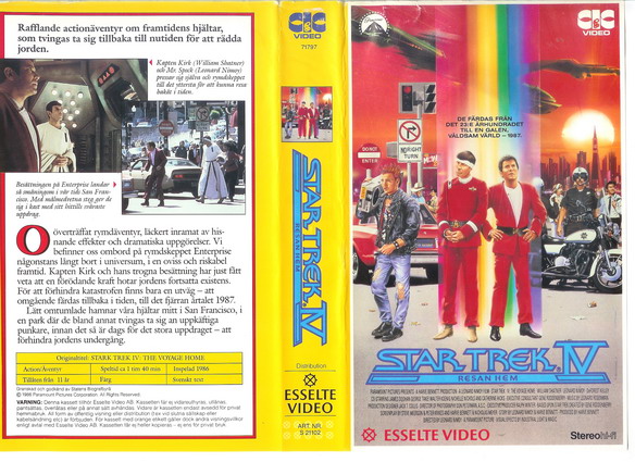 21102 STAR TREK 4 - RESAN HEM (VHS)